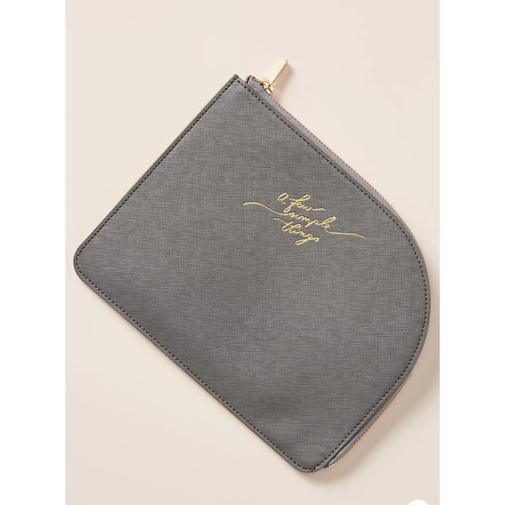 NWT Anthropologie Luna Monochrome Commuter Clutch Pouch Bag